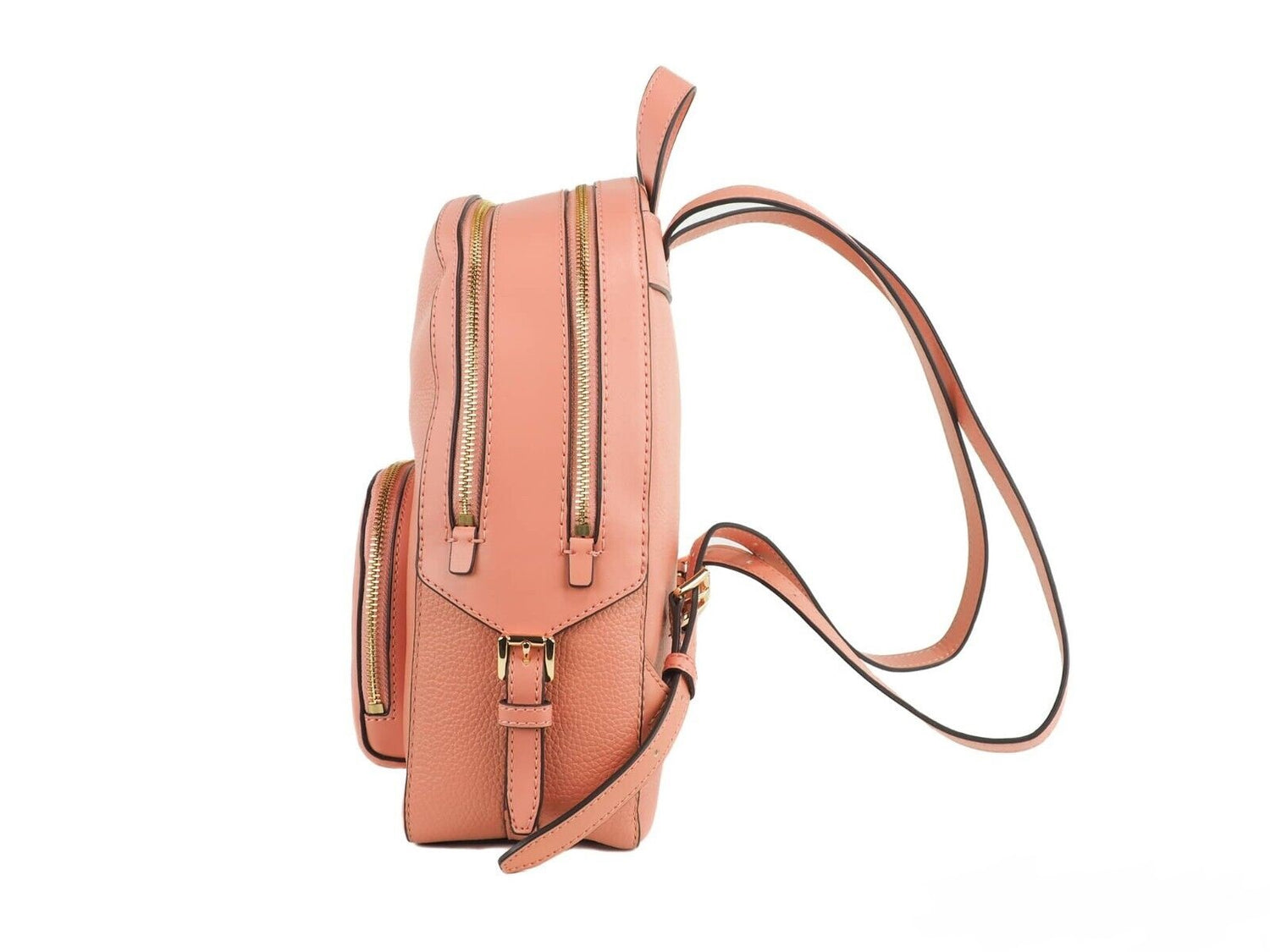 Michael Kors Bags | Michael Kors Jaycee Medium Zip Pkt Backpack Sherbert Leather | Color: Orange/Pink | Size: Medium | 4yousale's Closet