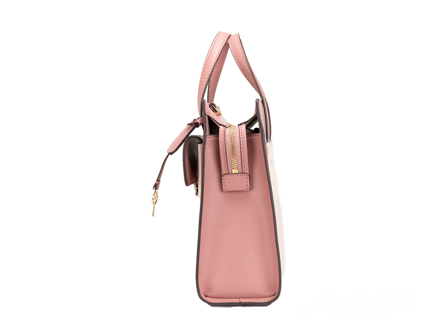 Michael Kors Suri Small Leather Powder Blush Pink Bucket Crossbody Hand Bag